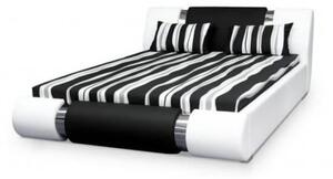 Pat RIVA II NEGRU/ALB
