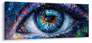Tablou - Pictura ochilor (120x50 cm)