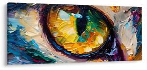 Tablou - Ochi de pisică Pictură (120x50 cm)