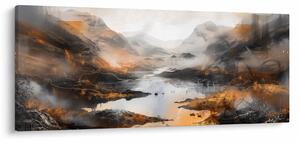 Tablou - Pictura peisajelor montane (120x50 cm)