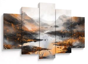 Tablou - Pictura peisajelor montane (150x105 cm)