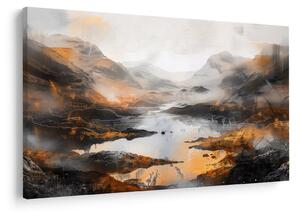 Tablou - Pictura peisajelor montane (90x60 cm)