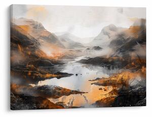 Tablou - Pictura peisajelor montane (70x50 cm)