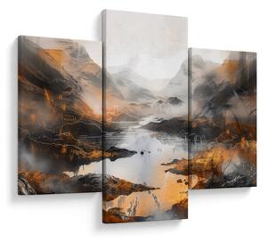 Tablou - Pictura peisajelor montane (90x60 cm)