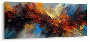 Tablou - Textura culorii (120x50 cm)