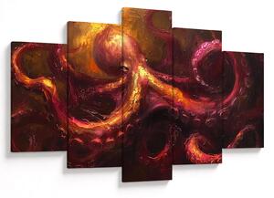 Tablou - Octopus, pictură în ulei (150x105 cm)