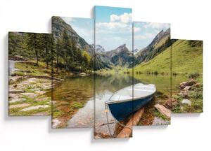 Tablou - Seealpsee, lac din Elveția (150x105 cm)