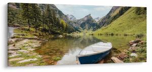 Tablou - Seealpsee, lac din Elveția (120x50 cm)