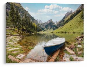 Tablou - Seealpsee, lac din Elveția (70x50 cm)