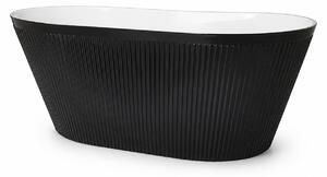 Cada baie freestanding Florenta neagra
