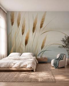 Tapet Stuf abstract, pictură în stil imitație, Fototapet Natură, w05902 : Uwalls.ro