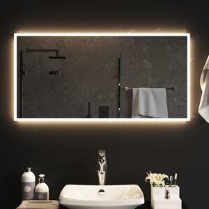 Oglindă de baie cu LED, 100x50 cm