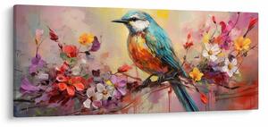 Tablou - Pictura de o pasăre (120x50 cm)