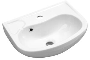 Isvea Small lavoar 45x35 cm semicircular clasică alb luciu 10TP71045