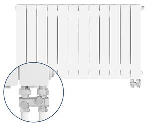 KFA Armatura ADR calorifer de cameră 57x96.6 cm podłączenie inferior alb 763-122-44