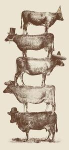 Bodart, Florent - Artă imprimată Cow Cow Nuts, (26.7 x 40 cm)