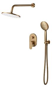 Cersanit Luna set de duș ascuns cu duș de ploaie cupru S1057-018