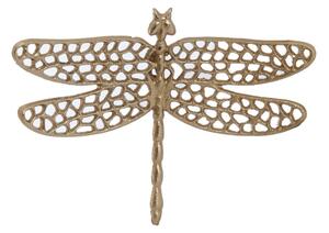Decorațiune de perete din metal 24x17,5 cm Dragonfly – Light & Living