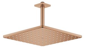 Grohe Rainshower cap de duș cu braț 31x31 cm pătrat Brushed Warm Sunset 26566DL0