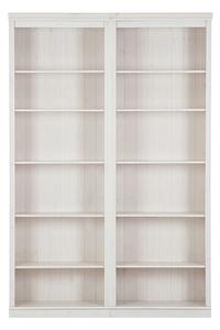 Bibliotecă albă din lemn de pin 148x223 cm Anita – Støraa