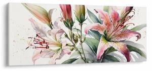 Tablou - Crinii, ilustrații (120x50 cm)