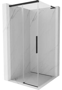 Cabină de duș glisantă Mexen Rox, L 120 x 120 cm, sticlă transparentă de 8 mm, profil negru mat, 8C2L-120-120-70-00
