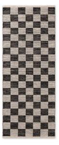 Covor tip traversă negru/crem reversibil/țesut manual din amestec de iută 80x200 cm Rex – Hanse Home