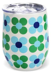 Cană de voiaj 350 ml Blue and green Daisy – Rex London