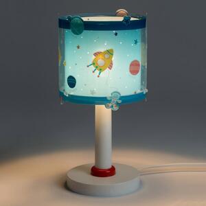 Dalber Lampa de masă pentru copii Planets, G4, Ø 15 cm, Albastru, Camera copiilor, Plastic