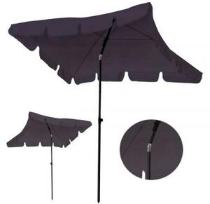 Sternhoff umbrelă de grădină pătrată înclinabilă 130x200cm #grey
