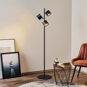ALDEX 1047 lampadar, trei surse, negru, Negru, Camera de zi / sufragerie, Metal, Modern
