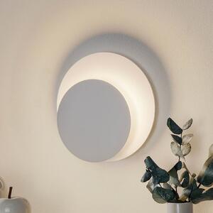 EMIBIG LIGHTING Aplică de perete Circle în formă rotundă, alb, reglabil, Alb, Camera de zi / sufragerie, Metal, Modern