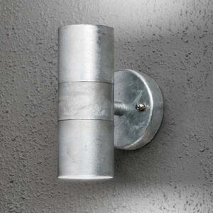 Konstsmide Aplică de exterior Modena 7571 2fl, galvanizată, Gri, Metal, Modern