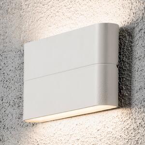 Konstsmide Aplică LED de exterior Chieri 17 cm alb, Alb, Metal, Modern