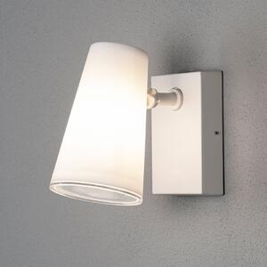 Konstsmide Proiector LED de perete exterior Fano, reglabil, reglabil, Alb, Metal, Scandinavă
