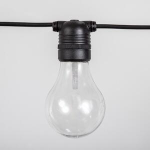 Newgarden Allegra LED zane luminoase RGBW negru, reglabil, Negru, Plastic