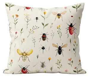 Fața de perna din polibumbac INSECTA POLY 45x45 cm, colorat