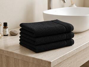 Prosop de maini Classic 30x30 cm negru, 100% bumbac