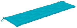 Pernă bancă de grădină, turcoaz, 180x50x7 cm, material oxford