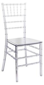 Scaun de gradina Tiffany transparent PC 38.5x46x88 cm