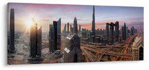 Tablou - Panorama din Dubai (120x50 cm)