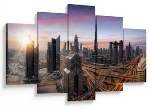 Tablou - Panorama din Dubai (150x105 cm)