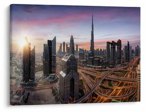 Tablou - Panorama din Dubai (70x50 cm)