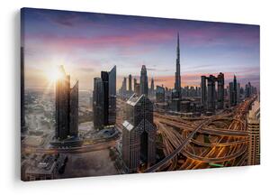 Tablou - Panorama din Dubai (90x60 cm)
