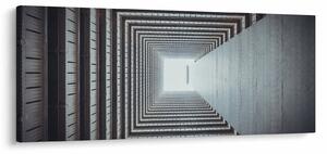 Tablou - Vedere din interiorul clădirii (120x50 cm)