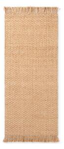 Covor tip traversă în culoare naturală reversibil/țesut manual din iută 80x300 cm Fjord – Hanse Home