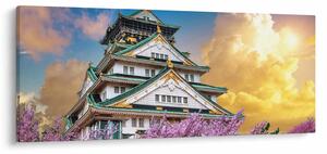 Tablou - Castelul Osaka (120x50 cm)