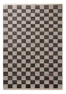 Covor negru/crem reversibil/țesut manual din amestec de iută 120x170 cm Rex – Hanse Home