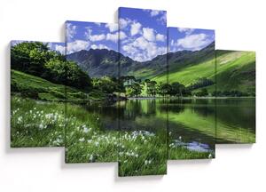 Tablou - Peisaj cu un lac (150x105 cm)