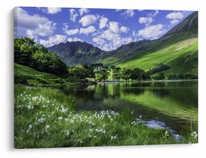 Tablou - Peisaj cu un lac (70x50 cm)